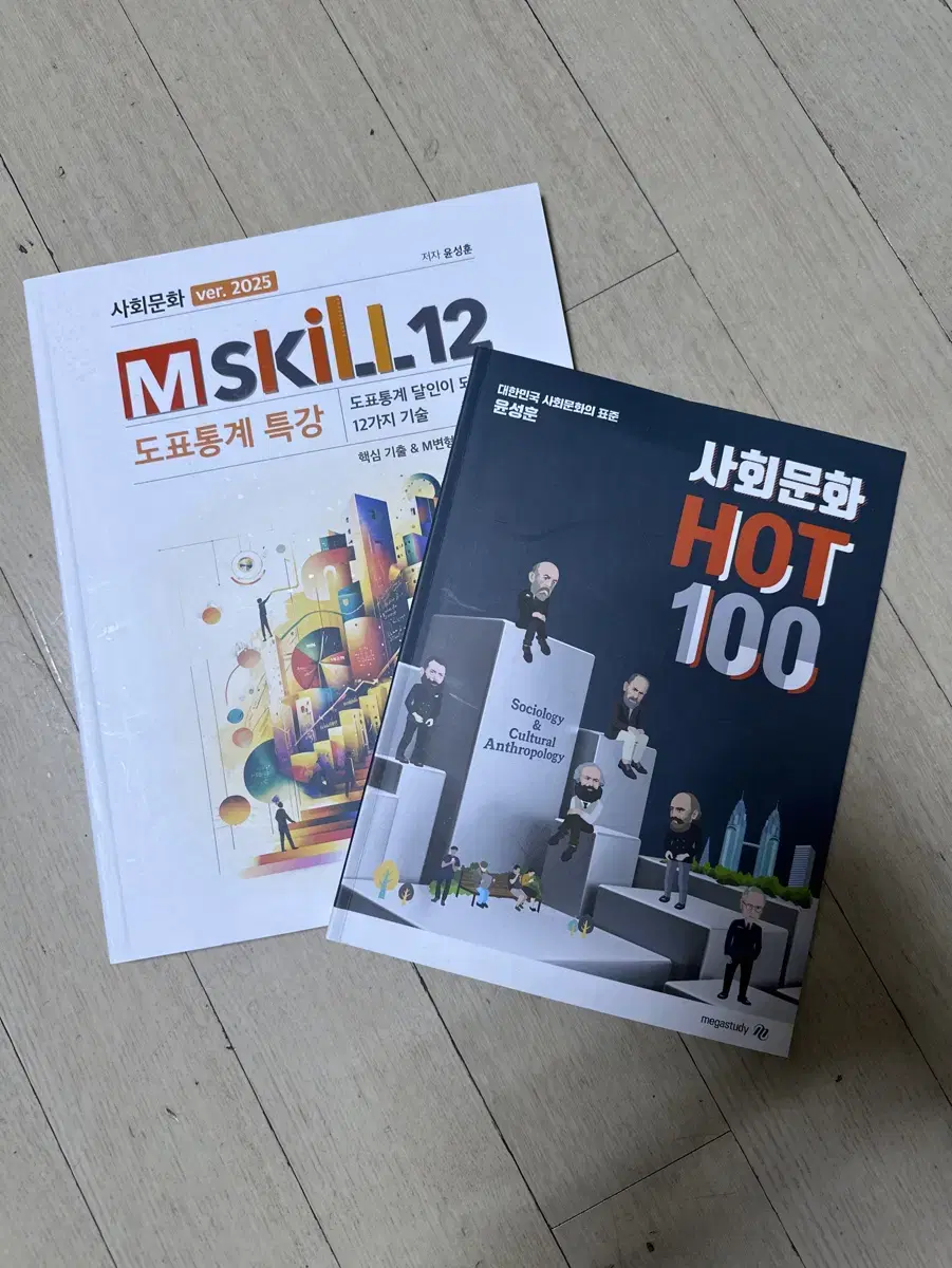 (새 책) 2025 윤성훈 엠스킬 mskill 도표특강+사문 핫 100